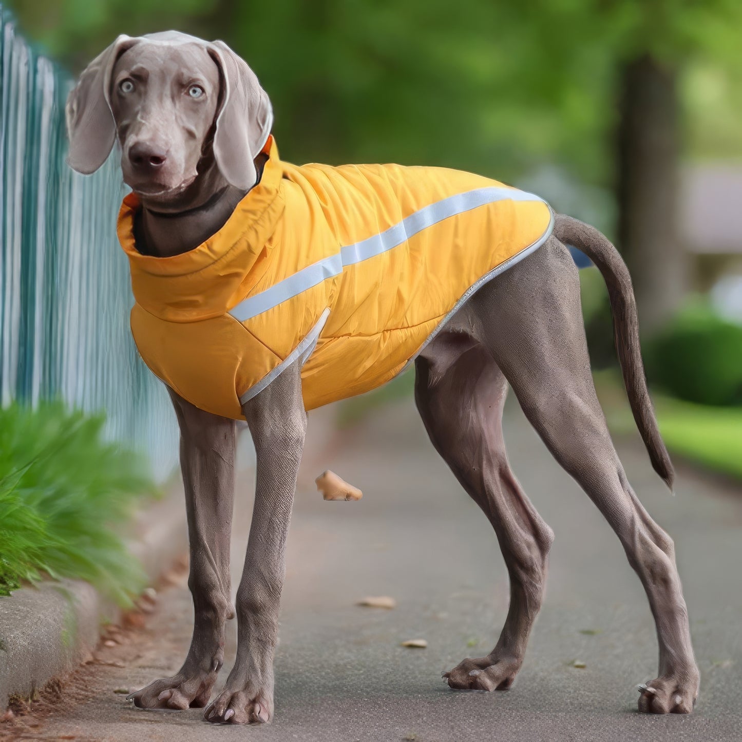 Impermeabile Catarifrangente Imbottito per Cani