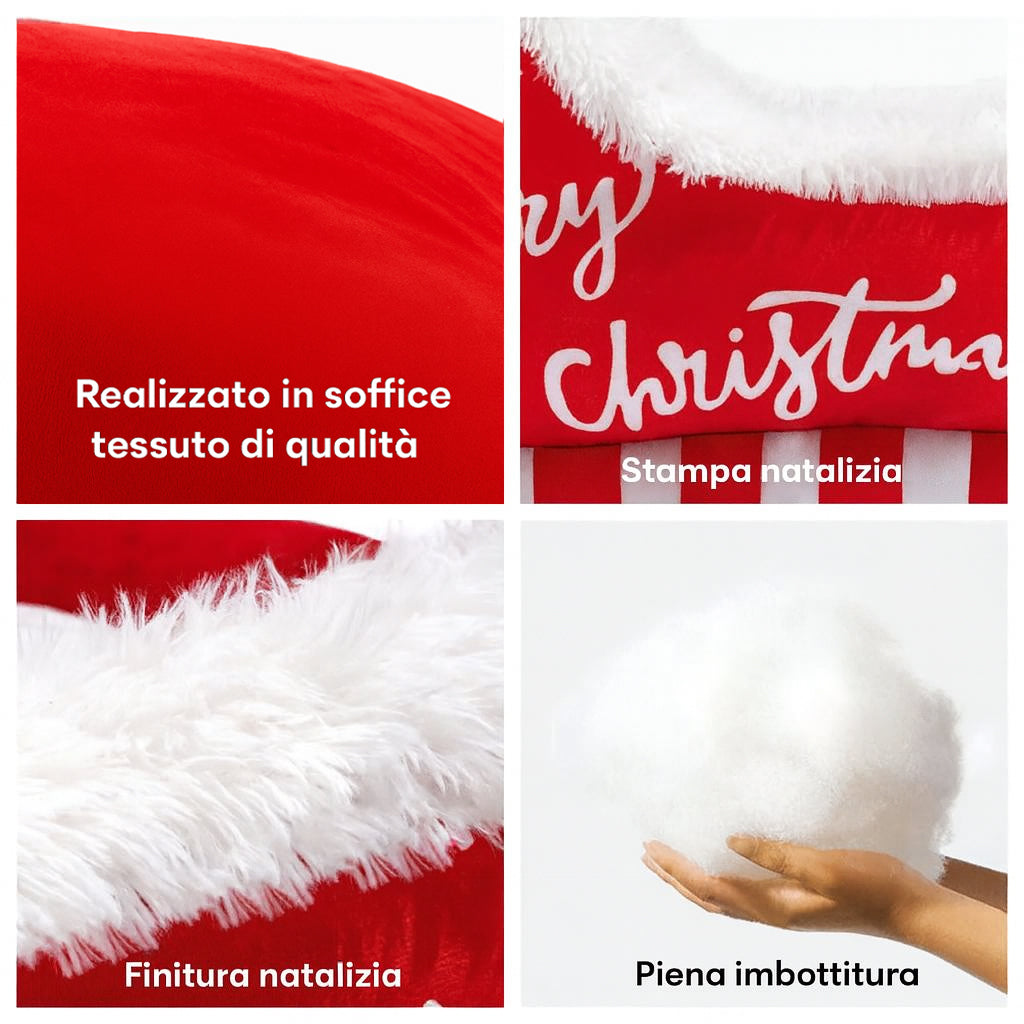 Cuccia  di peluche Festiva  Slitta di Natale