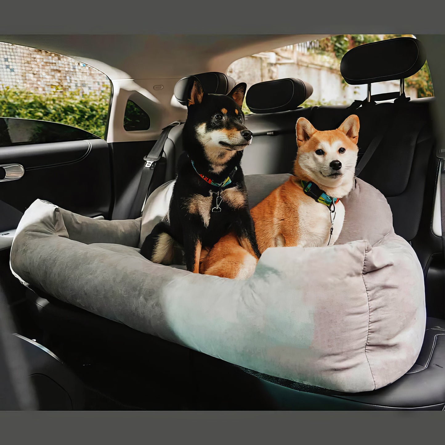Seggiolino per Cani Grande Fissato ai Sedili - Prima Classe