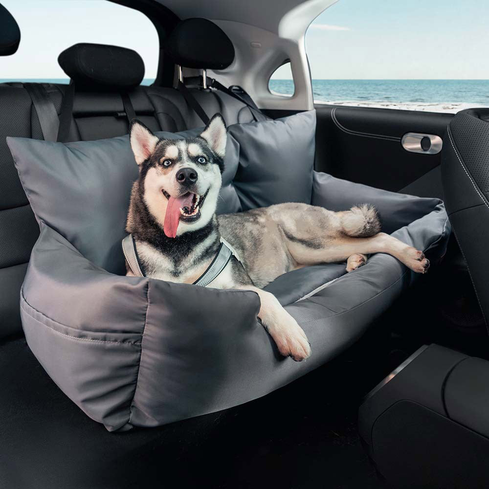 Seggiolino per Cani Grande Fissato ai Sedili - Prima Classe