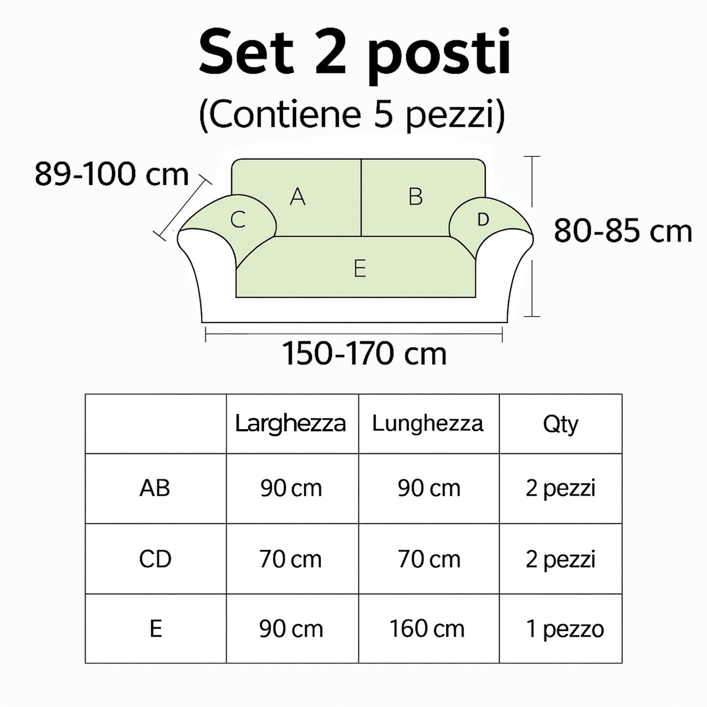 Copridivano Antigraffio in Ciniglia Impermeabile