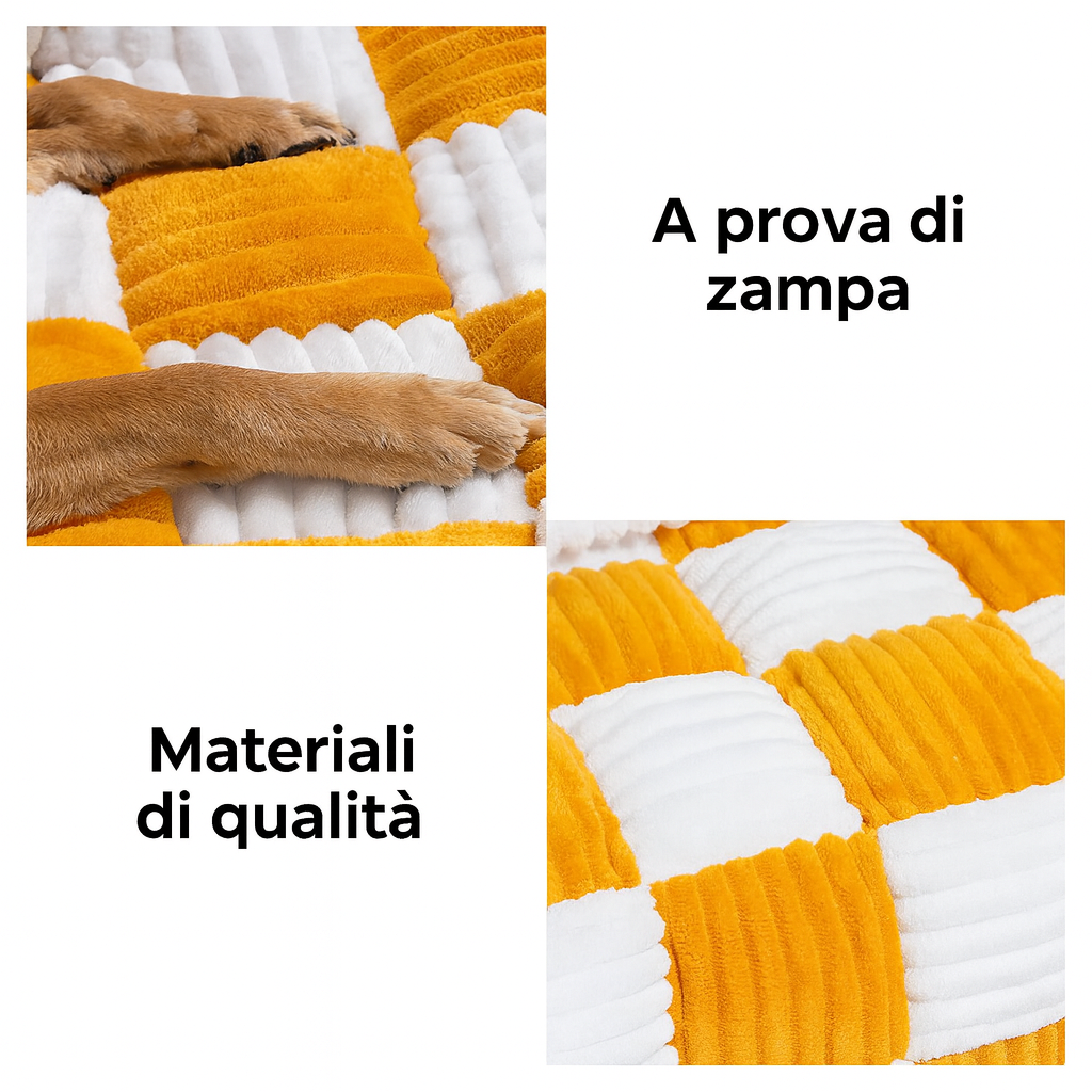 Copridivano Letto - Motivo a Scacchiera