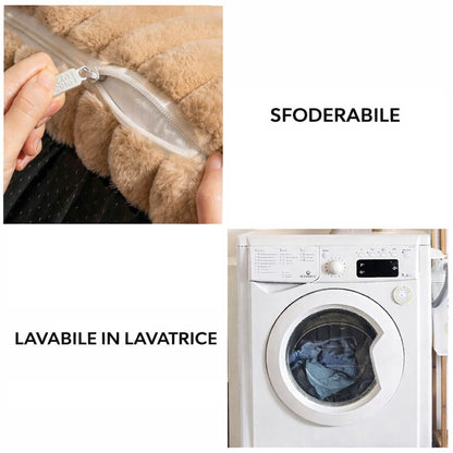 Letto/Divano Ortopedico per Cani in Peluche Sogni Perfetti – Soffice e Lavabile