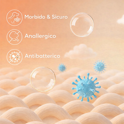 Letto Grande e Imbottito per Cani e Gatti, Spesso, Lavabile, Adatto a Tutte le Stagioni