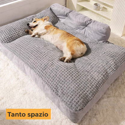 Letto Grande e Imbottito per Cani e Gatti, Spesso, Lavabile, Adatto a Tutte le Stagioni