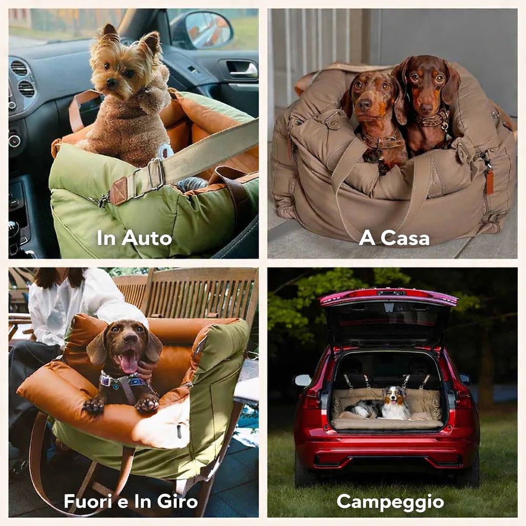 Seggiolino Auto per Cani Comfort Urbano – FidoSeat