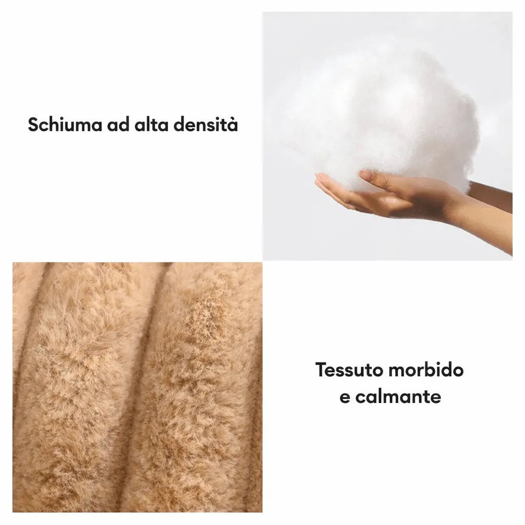 Divano Ortopedico per Cani in Peluche Sogni Perfetti – Soffice e Lavabile