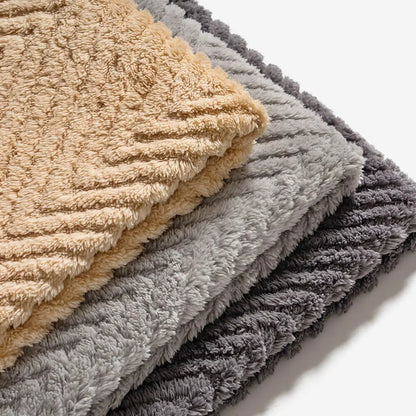 Copridivano Morbido a Spina di Pesce con Fondo Antiscivolo