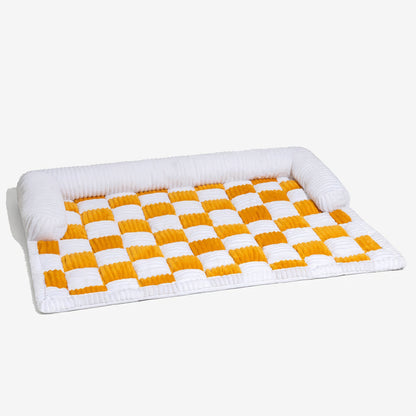 Copridivano Letto - Motivo a Scacchiera