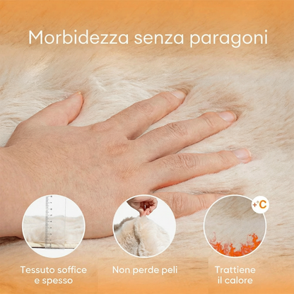 Copridivano Protettivo Pezzo Unico, Morbido con Effetto Peluche, Impermeabile