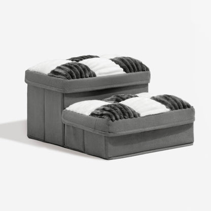 Scaletta Artigianale con Motivo a Scacchiera